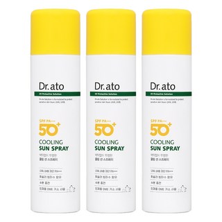 닥터아토 쿨링 선 스프레이 SPF50+ PA+++, 150ml, 3개