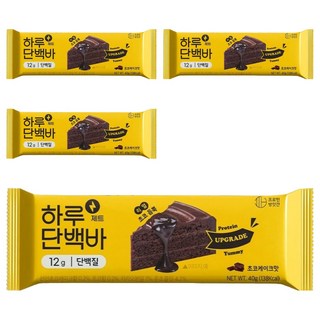 Protein Bangatgan 每日蛋白質能量棒 巧克力蛋糕風味, 40g, 4條