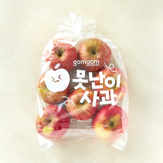 곰곰 당도선별 거창 못생겨도 맛있는 사과, 1개, 1.5kg(소과, 7~10입)