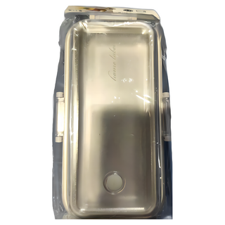 Pearl Life 珍珠金屬 長方形便當盒 DC-6022, 灰白色, 1個