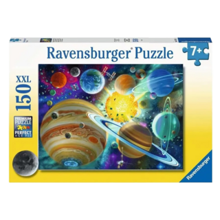 Ravensburger 維寶拼圖 宇宙連結 150片 太空主題 兒童益智玩具, Multicolor, 1盒