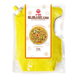 오뚜기 오쉐프 허니머스타드 드레싱, 2kg, 1개