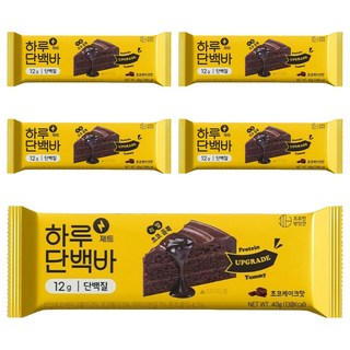 Protein Bangatgan 每日蛋白質能量棒 巧克力蛋糕風味, 40g, 5條