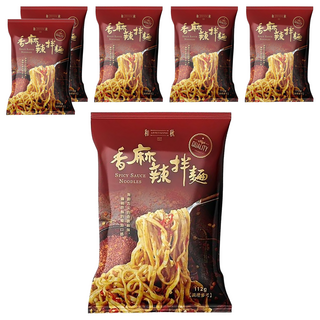 和秋 香麻辣拌麵 勁辣香麻 麵條彈牙涮嘴, 6包