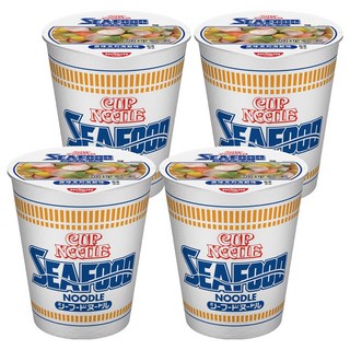 NISSIN 日清 CUP NOODLE 合味道 原味系列 海鮮味杯麵 70g, 4入