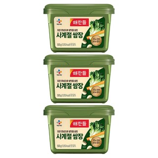 해찬들 사계절 쌈장, 500g, 3개