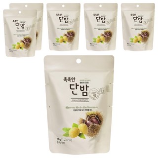 Jayeonru 濕潤甜栗子, 80g, 6個
