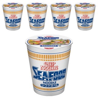 NISSIN 日清 CUP NOODLE 合味道 原味系列 海鮮味杯麵 70g, 5入
