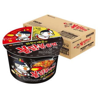 불닭볶음면 큰컵 105g, 16개