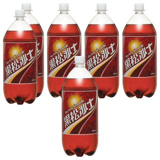 黑松沙士 無咖啡因 無防腐劑, 2L, 6瓶