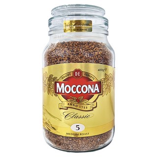 MOCCONA 摩可納 中烘培即溶咖啡, 經典5號, 口感柔和, 柑橘/大麥香, 400g, 1入, 1罐
