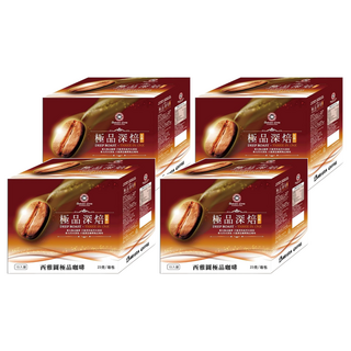 BARISTA COFFEE 西雅圖 極品深焙三合一咖啡, 23g, 15入, 4盒