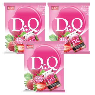 盛香珍 Dr.Q草莓蒟蒻, 265g, 3袋