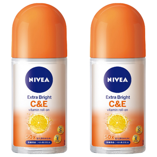 NIVEA 妮維雅 止汗爽身乳液 深層煥白系列 滾珠瓶, 50ml, 2瓶