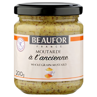 BEAUFOR 堡芙 法式芥末籽醬 200g, 1罐