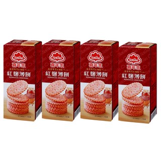 喜年來 紅麴薄餅, 5片x6包入, 奶素, 120g, 4盒