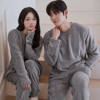 Another.D 女士日常水貂睡眠情侶睡衣套裝