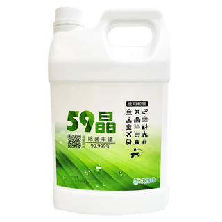 次綠康 59晶 健康除菌清潔液, 除菌率達99.999%, 4L, 1桶