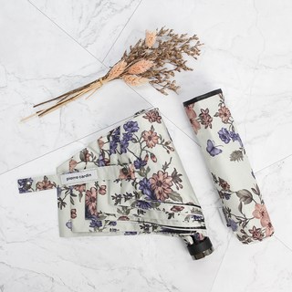 피에르가르뎅 꽃과나비 슬림 수동 3단우양산