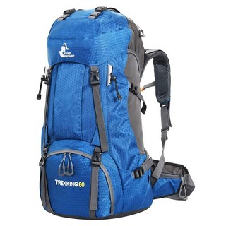 Free Knight 自由騎士 雙肩旅行登山包 60L 送防雨罩, 深藍色