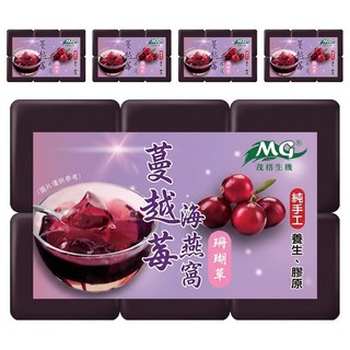 茂格生機 手工海燕窩 黑糖蔓越莓, 270g, 5包