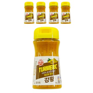 OTTOGI 不倒翁 薑黃粉, 140g, 5罐