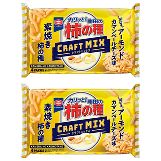 龜田製菓 煙燻味柿種米果 4個裝, 2個, 70g