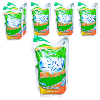 毛寶 全效強淨柔軟洗衣精 補充包 槴子花香, 1.8kg, 6包