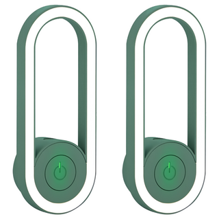 Reddot 紅點生活 超聲波光感變頻驅鼠驅蚊器 綠色, 28.4g, 2個