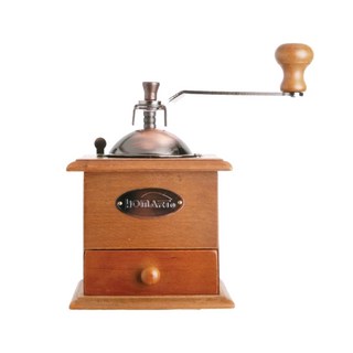 HOMART 原木手動咖啡手搖磨豆機 FK-139, 混合顏色, 1個