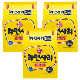 OTTOGI 不倒翁 Q拉麵 純麵條 110g, 15包