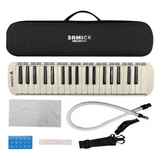 samick 三益樂器 Eva Keng 手風琴組 SM-H37N, 黑+白, 1組