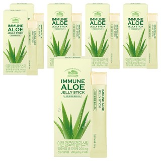 네추럴라이즈 이뮨 알로에 젤리스틱, 280g, 6개