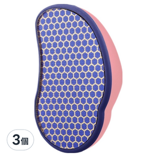 奈米玻璃磨腳器 粉紅, 3個, 1個裝, 75g