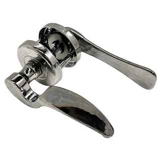 WACH 花旗門鎖 雙玄關型水平把手/輔助鎖 銀色, 1個