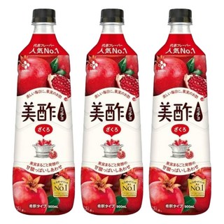 CJ FOODS 石榴美醋飲 900ml, 3瓶