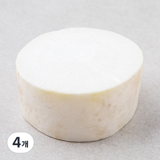 제주 친환경 절단무, 400g, 1개입, 4개, 400g