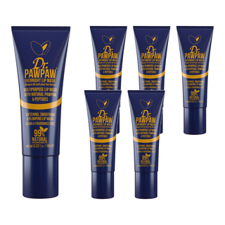 Dr.PAWPAW 晚安唇膜, 6個, 10ml, 透明色/果香