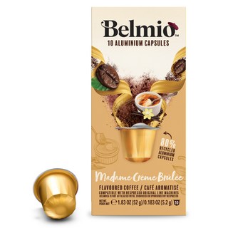 Belmio 鮮奶油布蕾風味膠囊咖啡, 5.2g, 10顆, 1盒