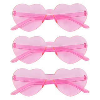 조이파티 셀카 파티 안경, 하트핑크, 3개