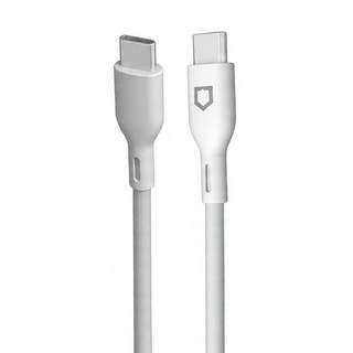 RHINOSHIELD 犀牛盾 USB-C-USB-C 傳輸充電線, 1m, 白色, 1條