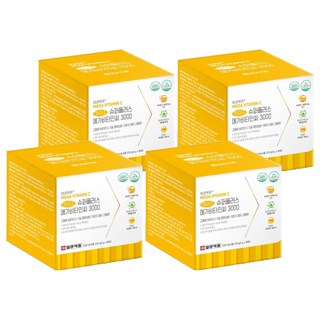 일양약품 슈퍼플러스 고용량 메가 비타민C 3000 90p, 270g, 4개