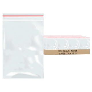 BangJiaShi 幫家適 透明夾鏈袋, 11號(26 x 38cm), 100個, 1包
