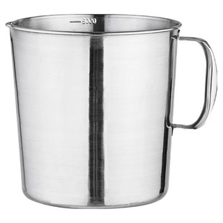 迴聲 不鏽鋼量杯, 5L, 1個, 銀色