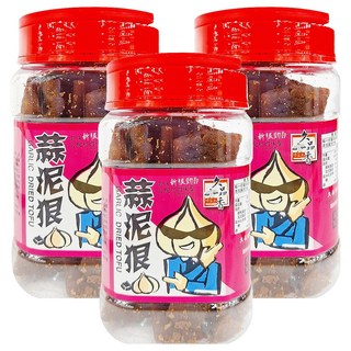 久品香 蒜泥狠 豆乾 原味, 350g, 3罐