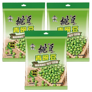 旺旺 挑豆 青豌豆 經典醬味, 160g, 3包