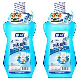 Shallop 刷樂 專業護理漱口水, 750ml, 2瓶