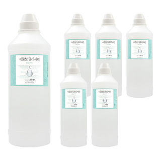 1公斤植物甘油, 6個