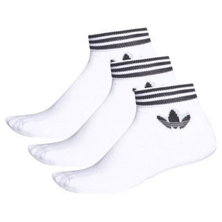 ADIDAS TREF ANK SCK HC 運動襪 3件組 EE1152, 白色, 1組