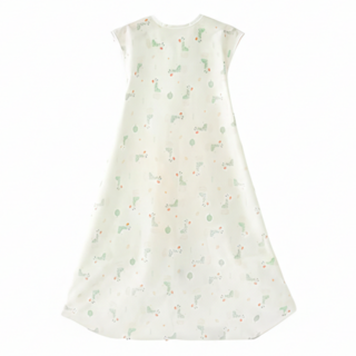 babyclo 多功能防水無袖圍兜, 綠色長頸鹿款, 1入, 1件